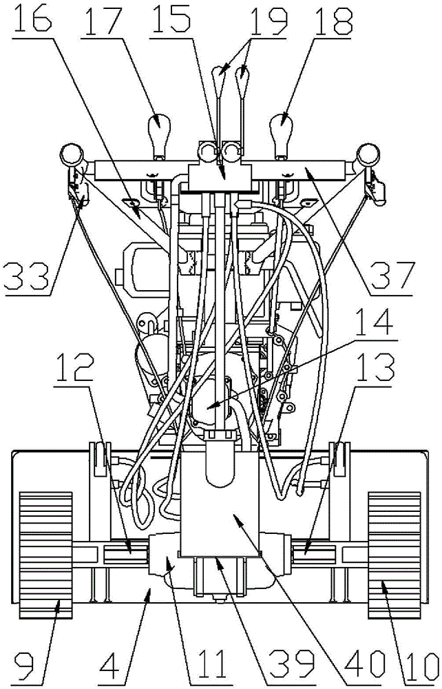 Walk-behind farming machine