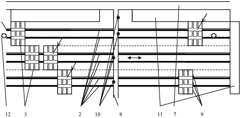 Agricultural rail-based mobile photovoltaic power generation system method and device