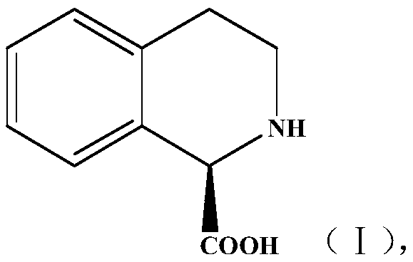 Method for preparing chiral isoquinoline carboxylic acid