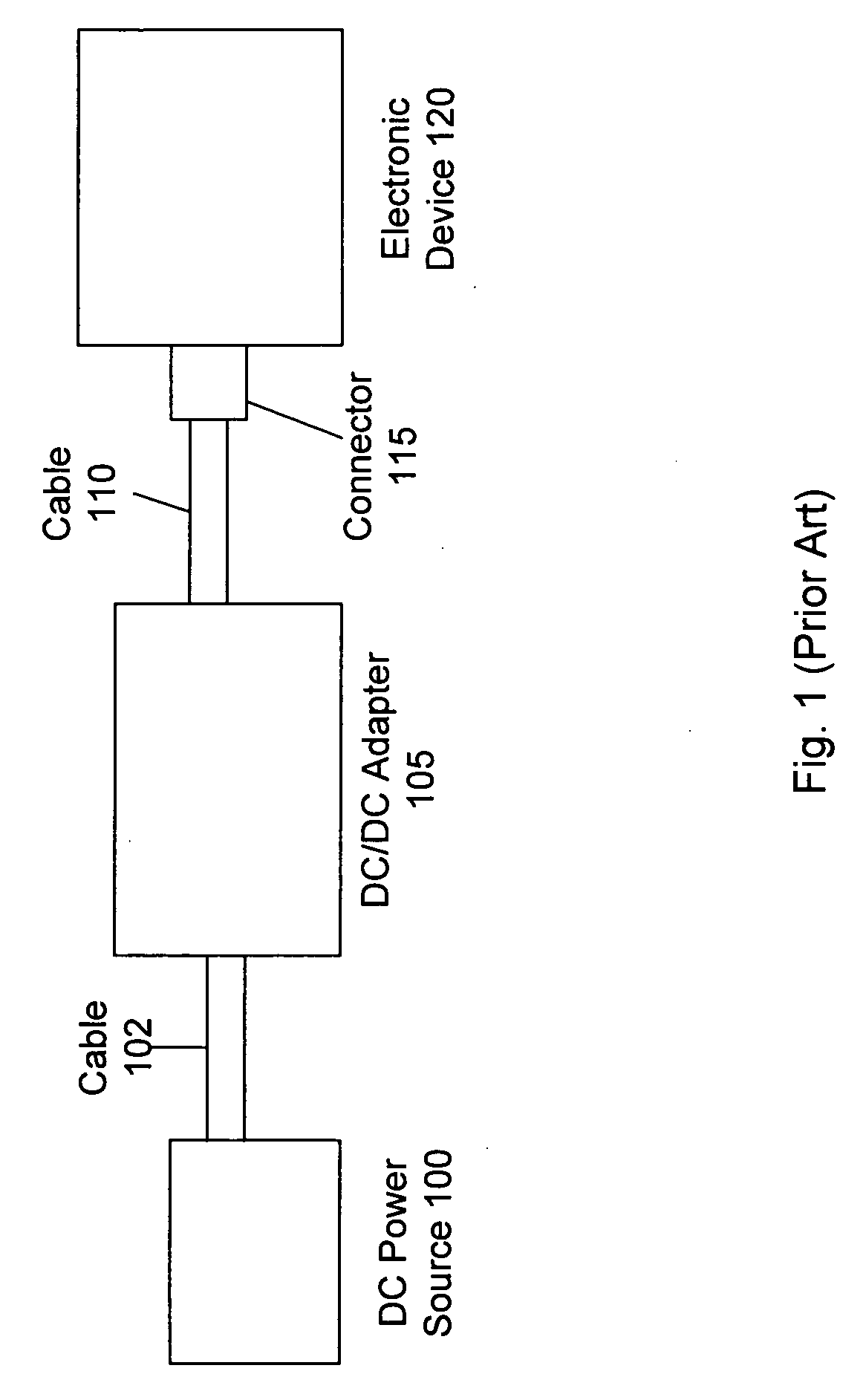 DC power source determination circuitry for use with an adapter