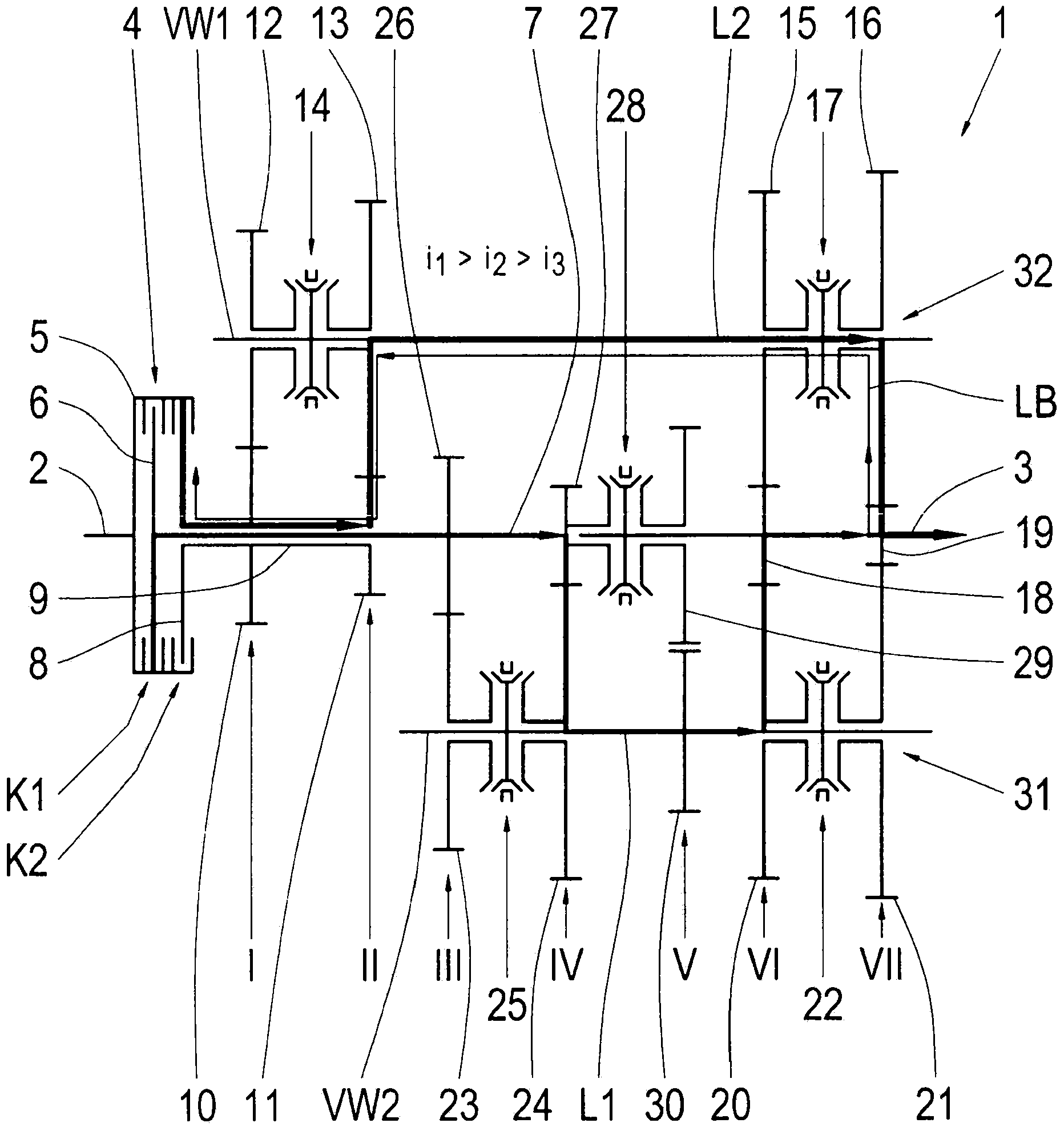 Method for operating a double clutch transmission