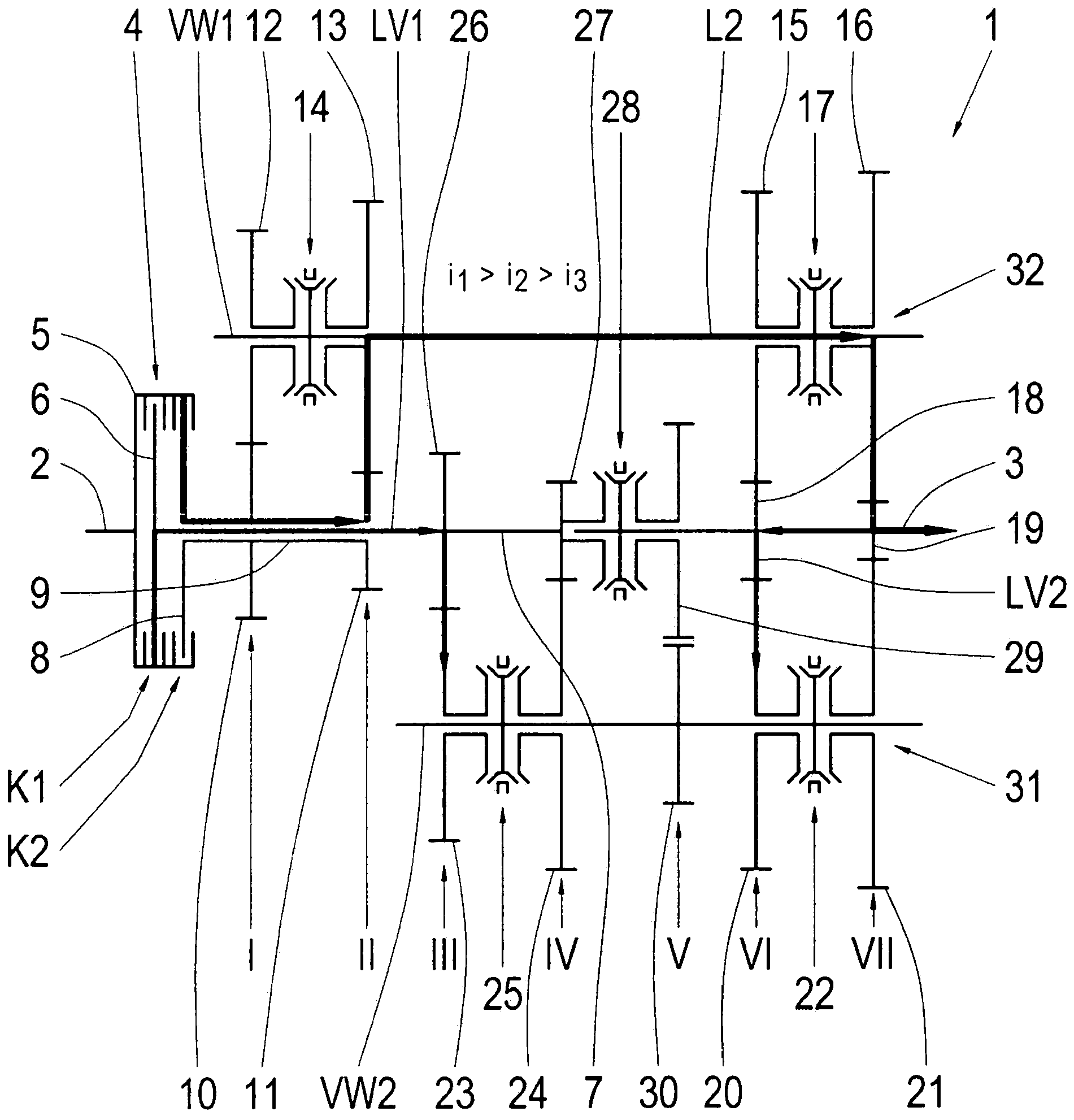 Method for operating a double clutch transmission