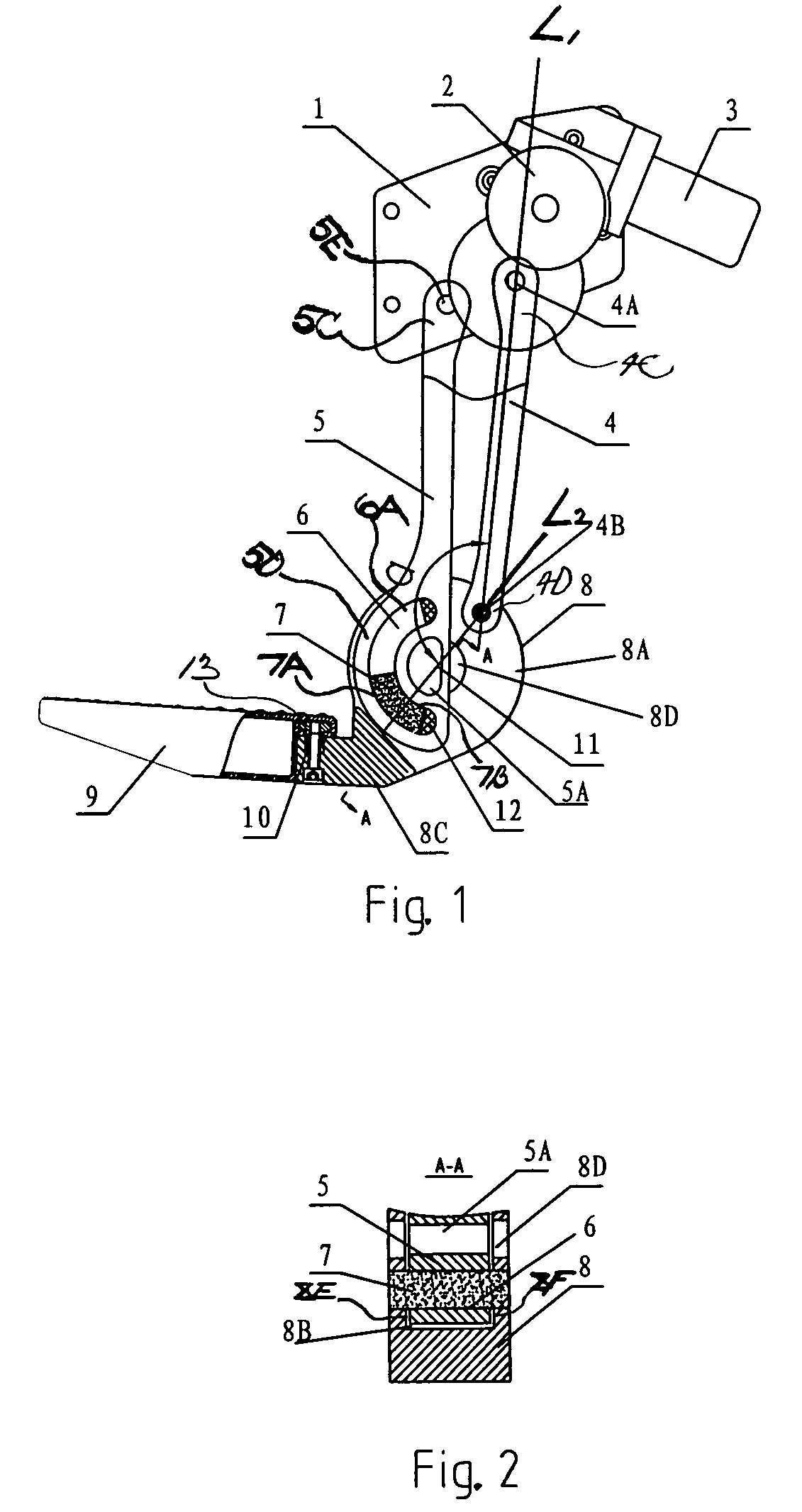 Extending and retracting device for vehicle step