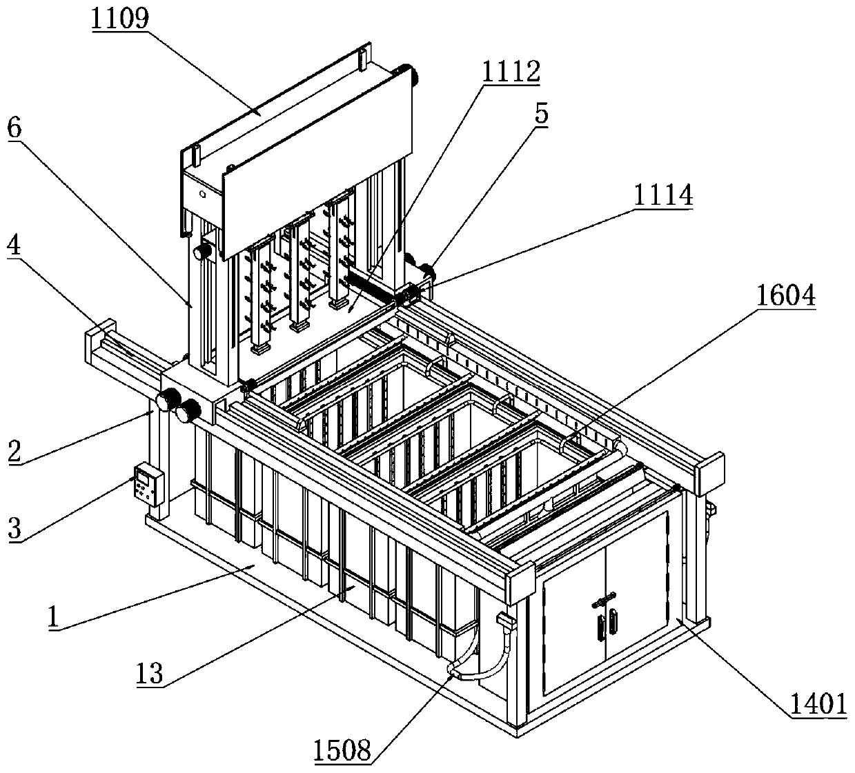 Electroplating production line system with rapid pre-cleaning and drying functions