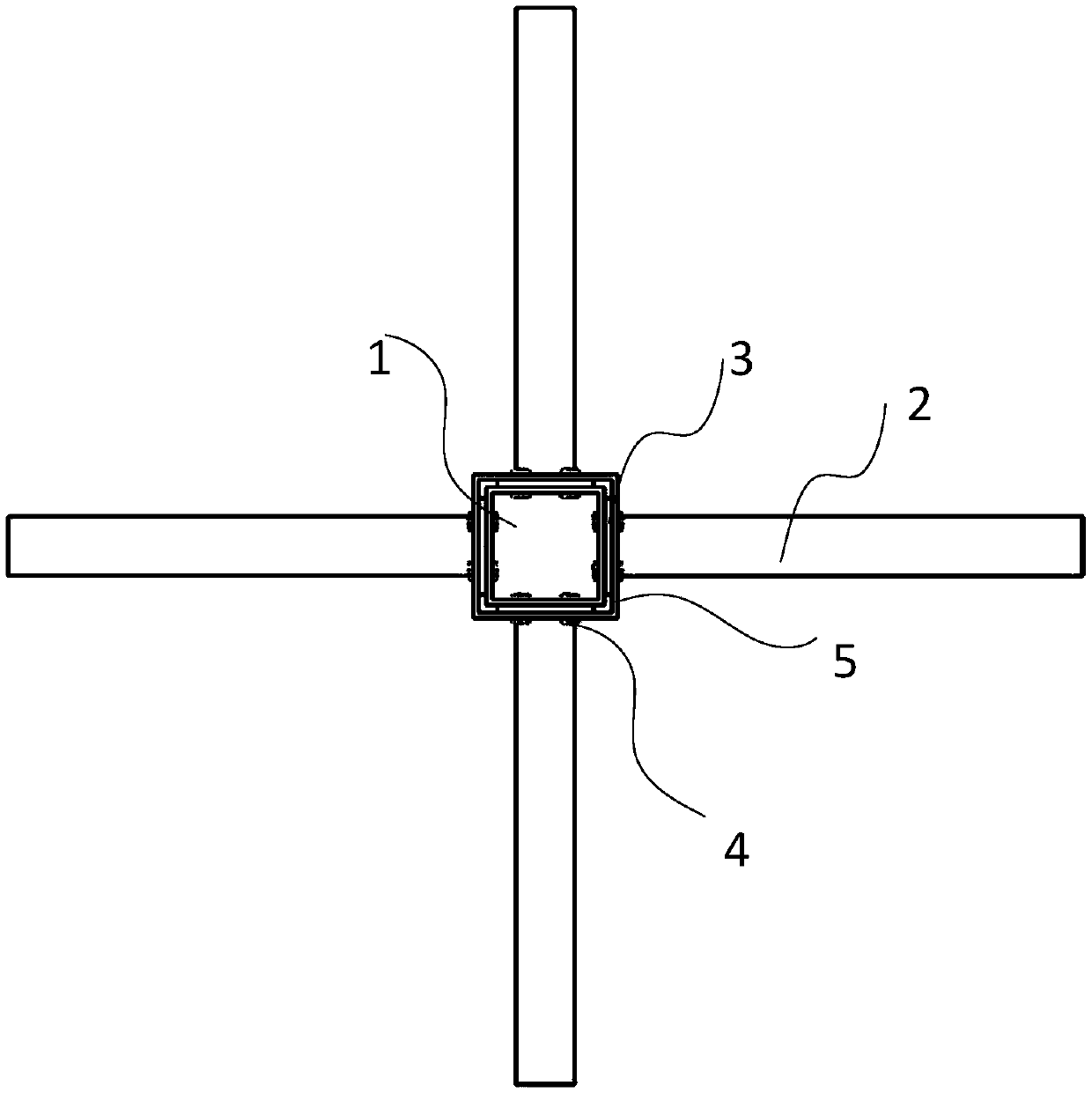 Single-side bolt connecting beam column anti-progressive-collapse reinforcing joint and construction method thereof