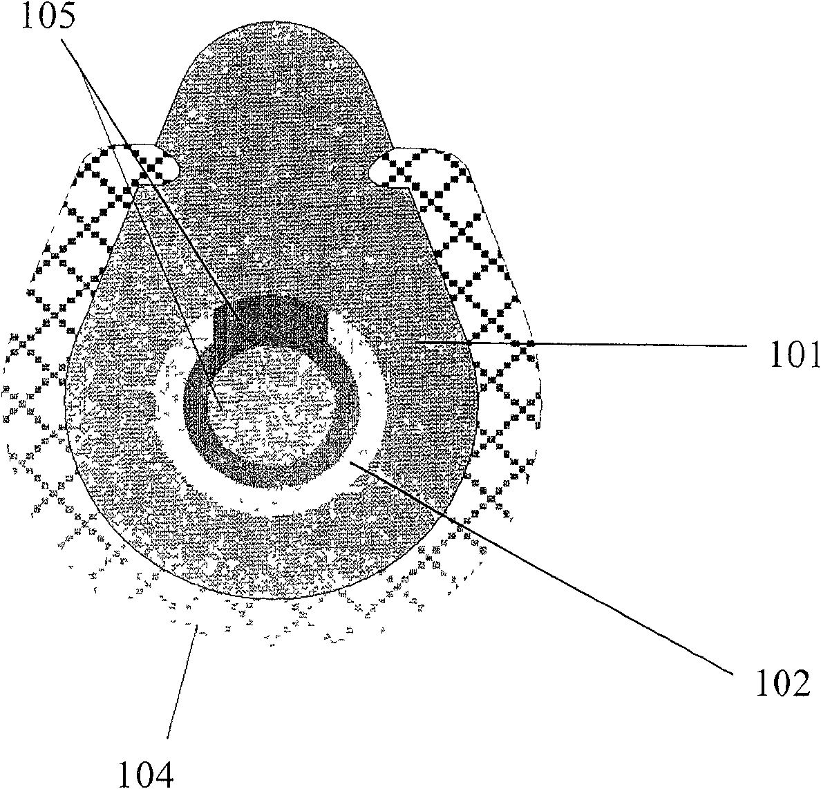 Bio-electrical impedance measuring electrode and measuring method