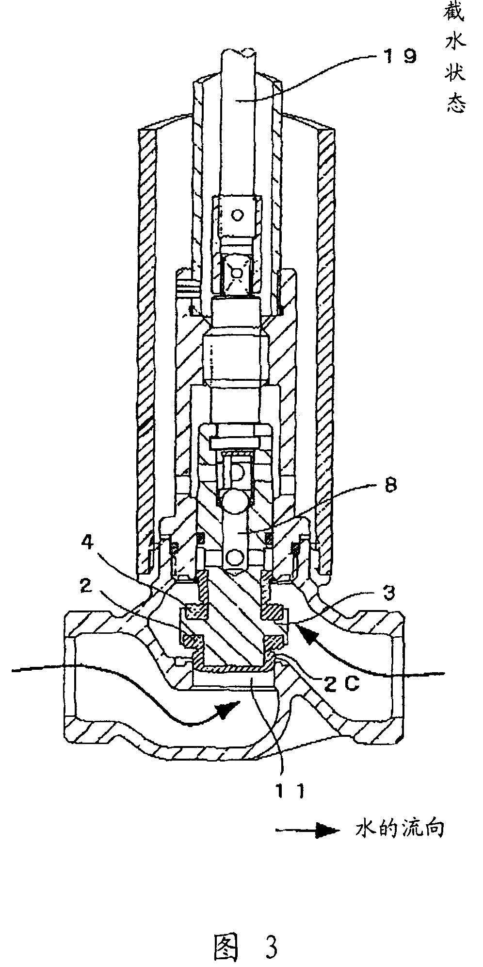 Valve capable of draining water