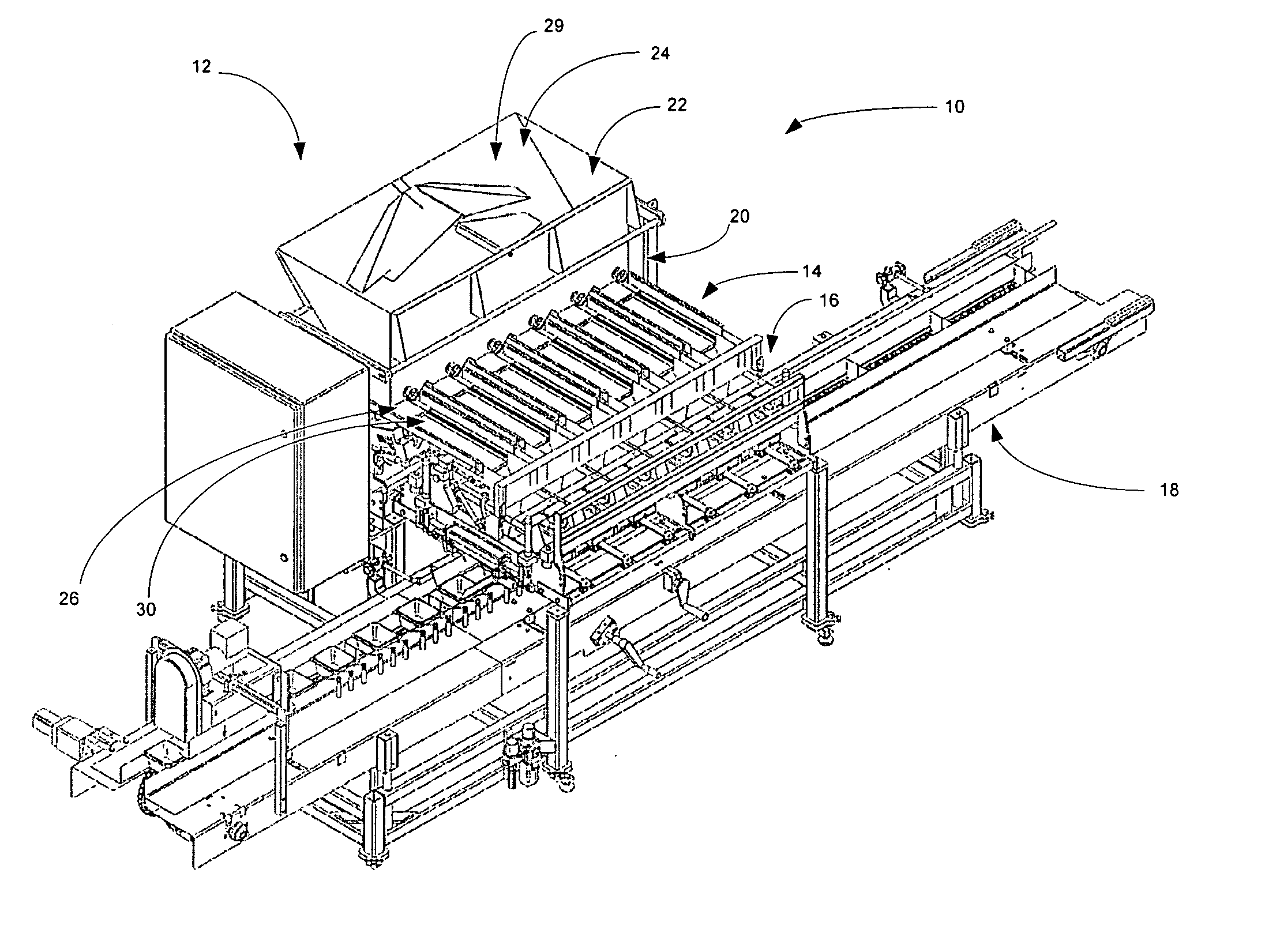 Weight filling device for small objects