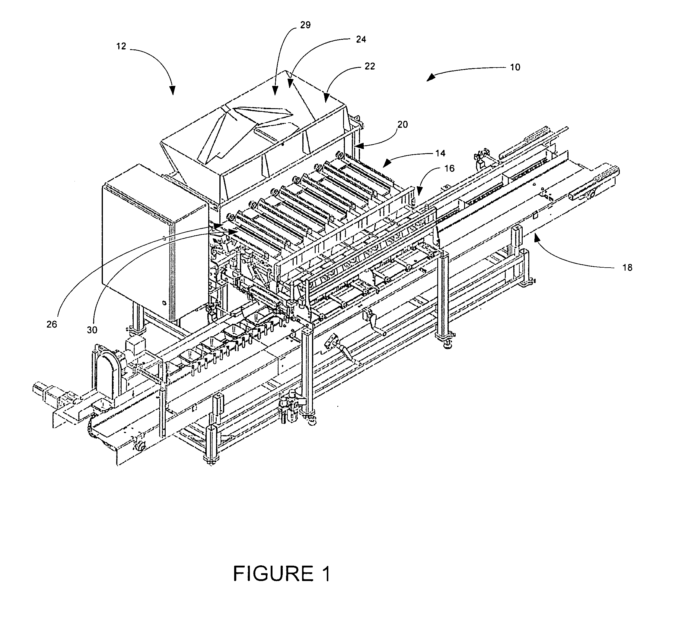 Weight filling device for small objects