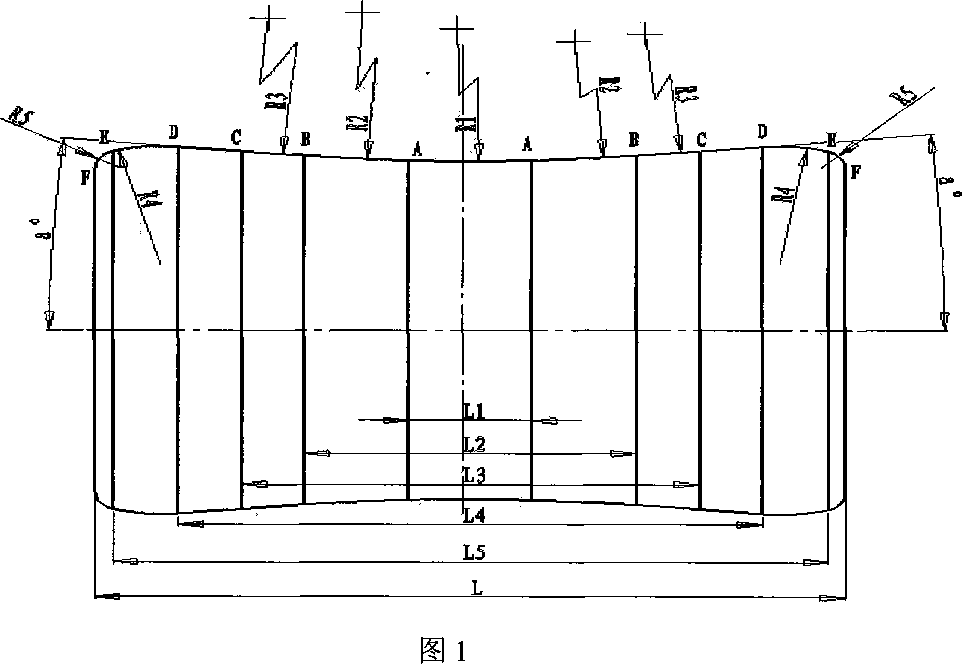 Pipe rod bar with major diameter double-roller unbender concave roller curve