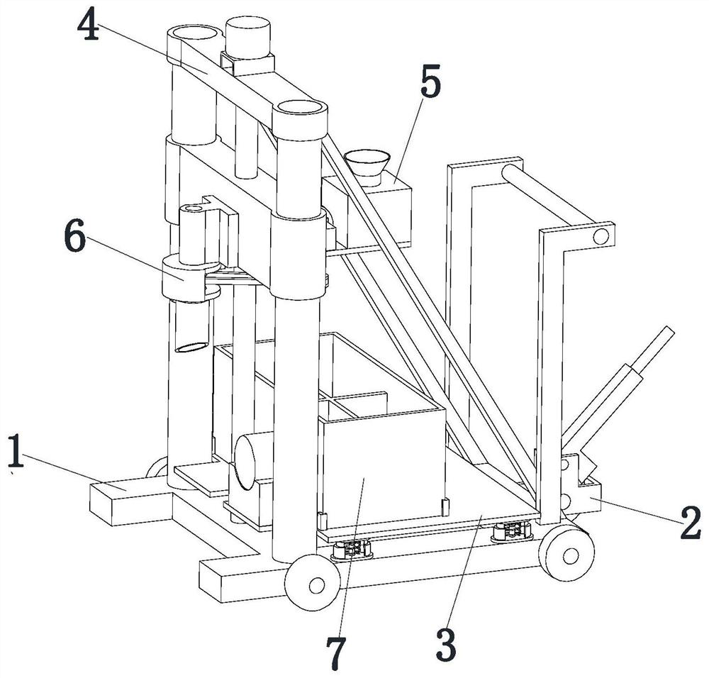 Concrete sampling device