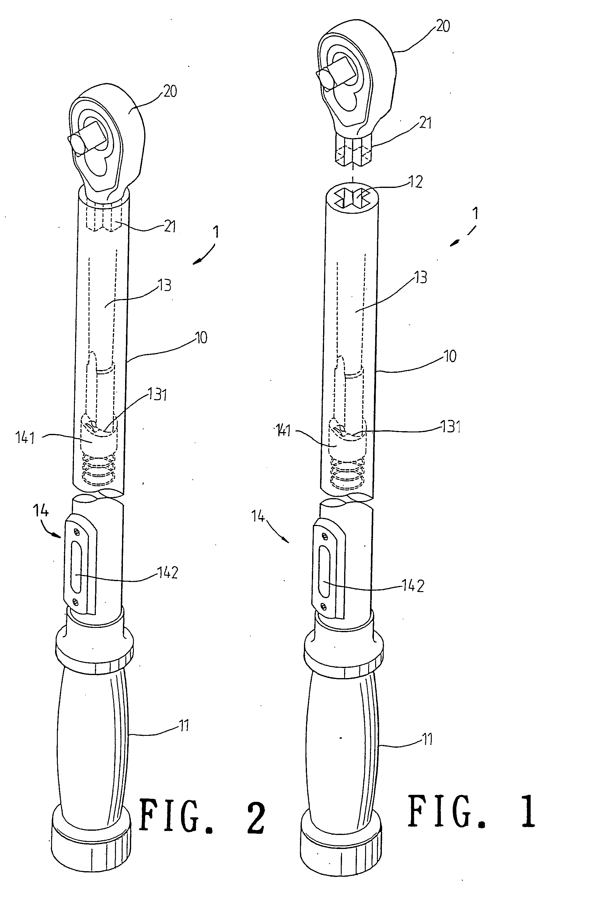 Insertable strain gauge spanner