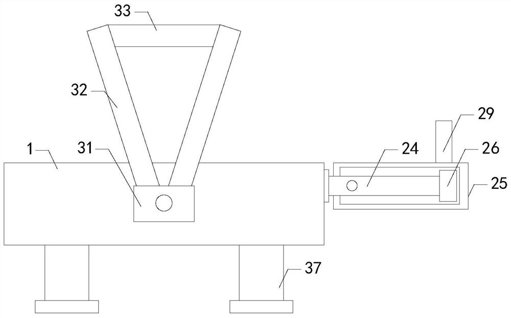 A plate cutting device for rural infrastructure construction