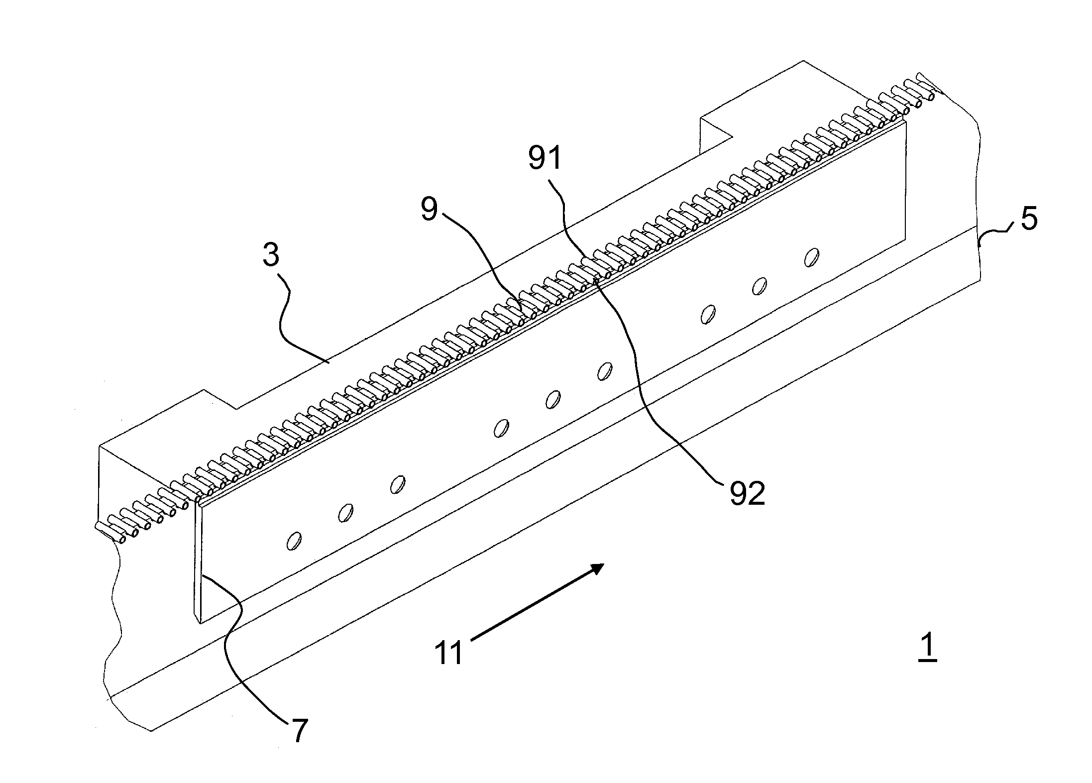 Method and device for melting the ends of rods