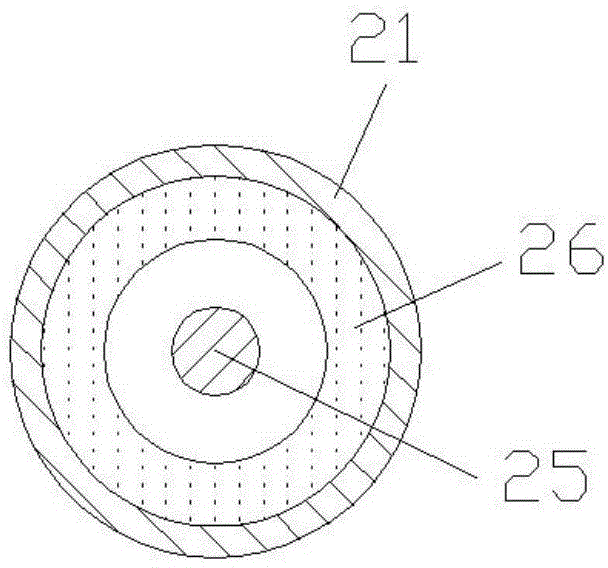 Internal transportation machinery flow division device