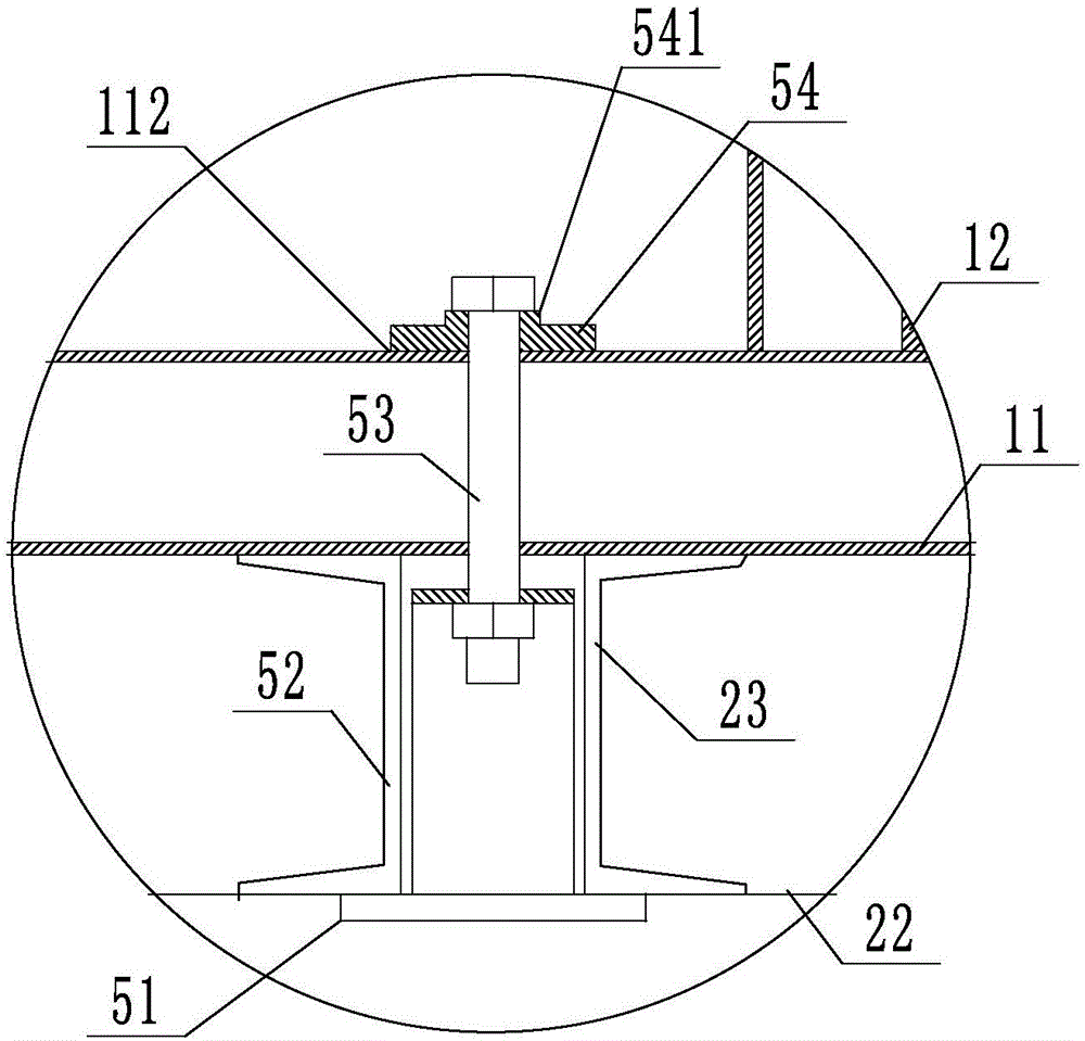 Big self-supporting combined steel formwork and firewall construction method thereof