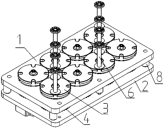 Knitting platform for X type and Y type knitted fabrics