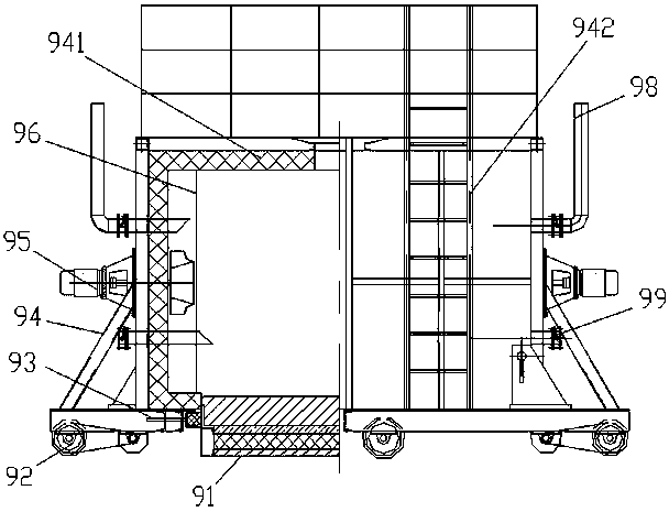 Valve high-temperature high-pressure environment vertical arrangement test system