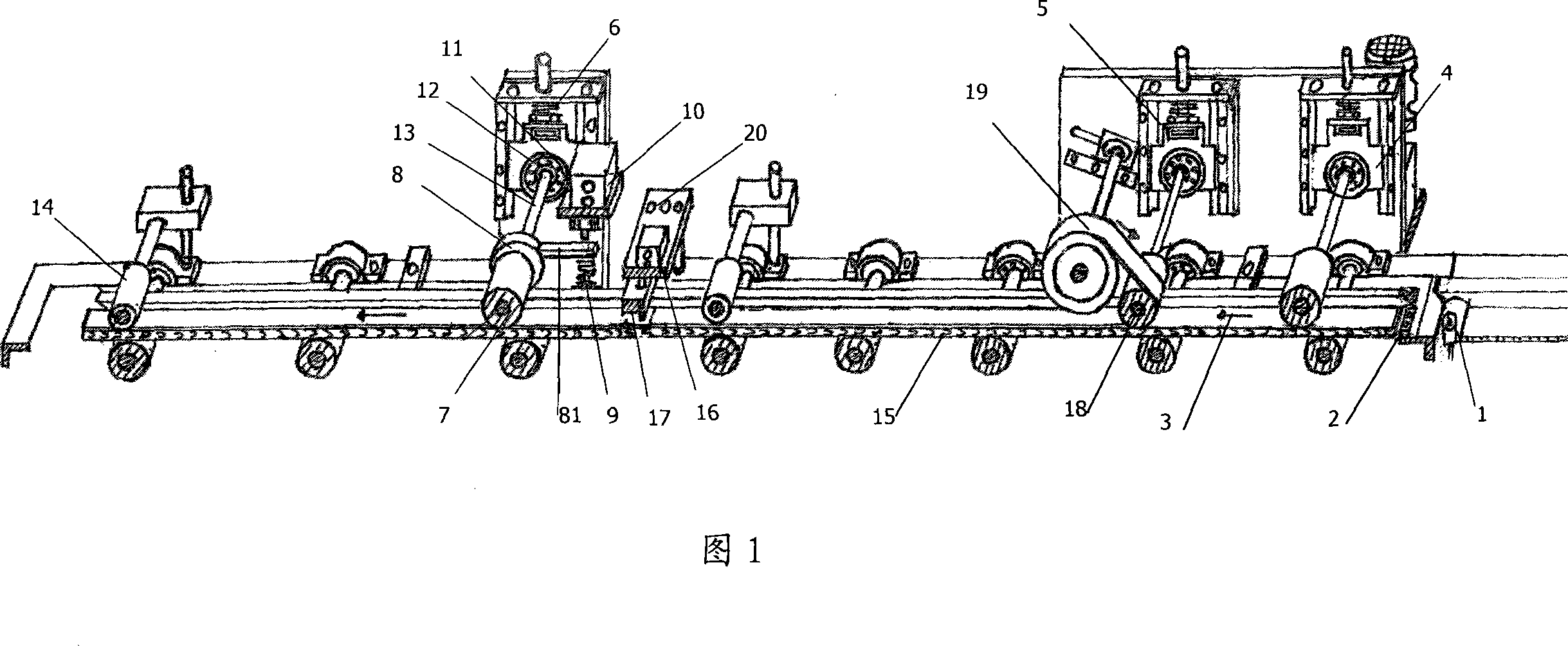 Manufacturing technique method of sheet material covering film and laminating machine thereof