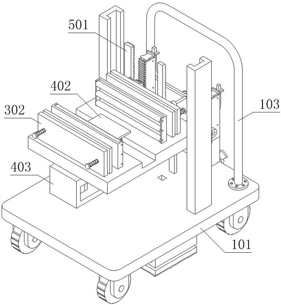 A workpiece transfer device with braking function