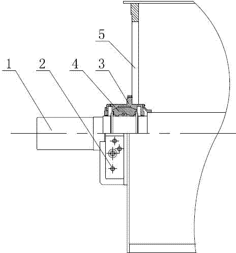 High-speed motor end cover type sliding bearing assembly method