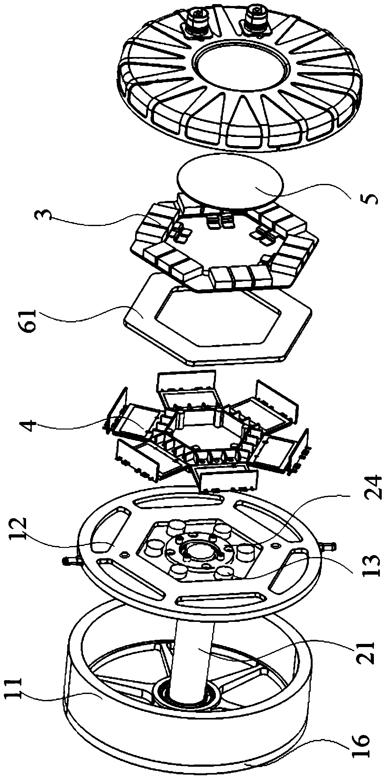 Motor and controller integrated system