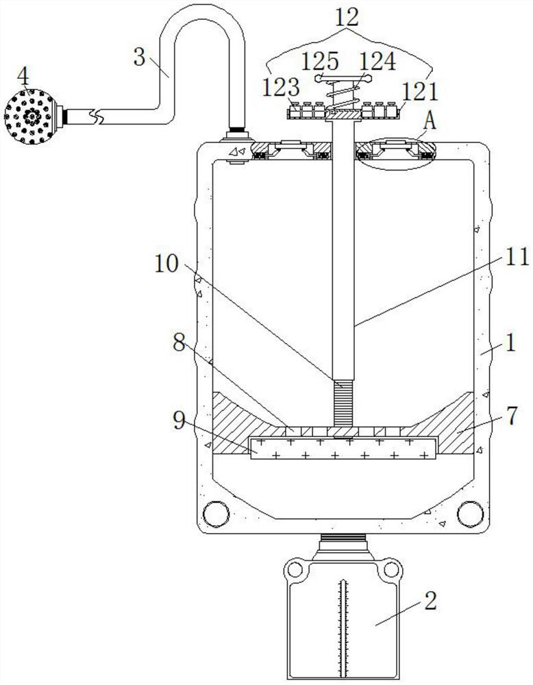 Drainage device capable of preventing blockage for neurosurgeons