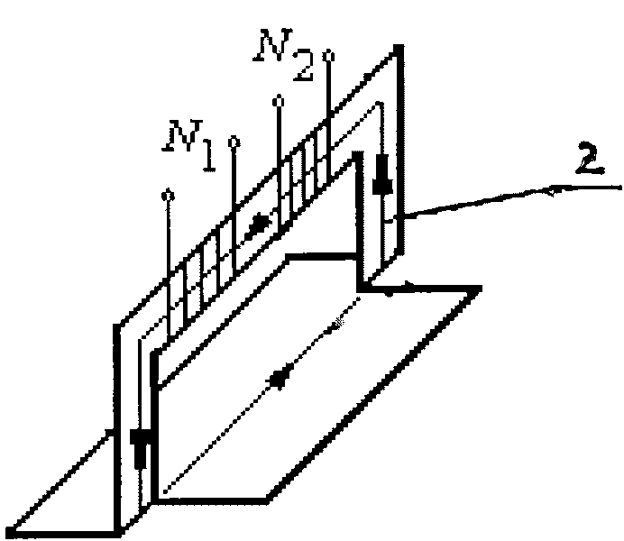 Novel inductive strain rosette