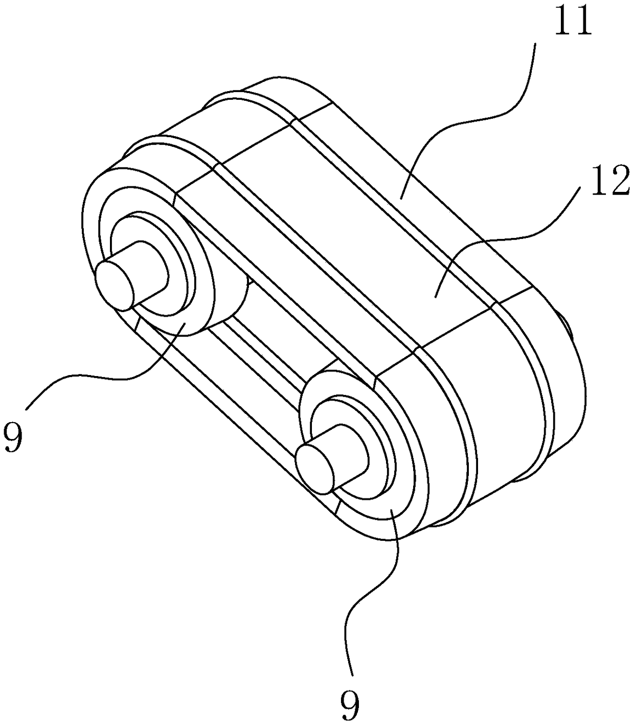 A multi-directional movable rust remover for ships