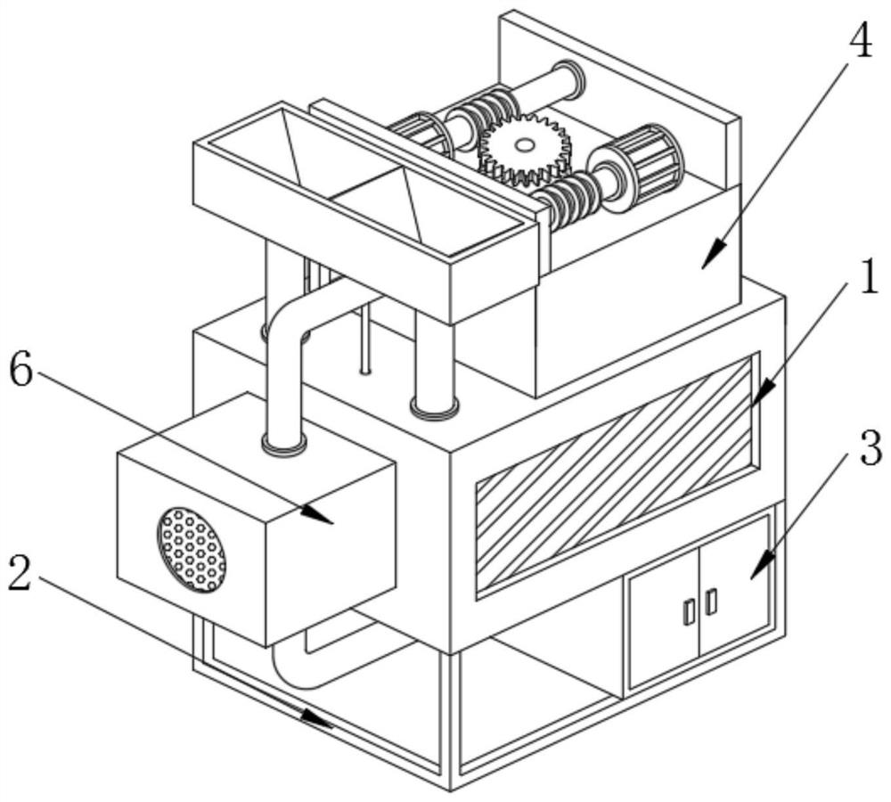 Building cement mortar raw material processing technology