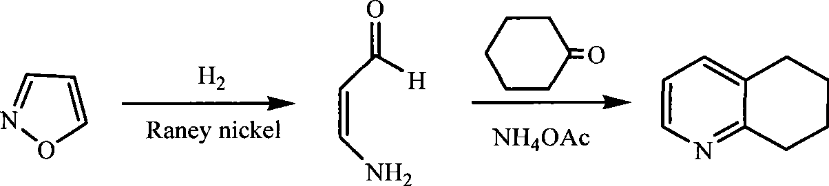 Method for synthesizing 5,6,7,8-tetrahydroquinoline