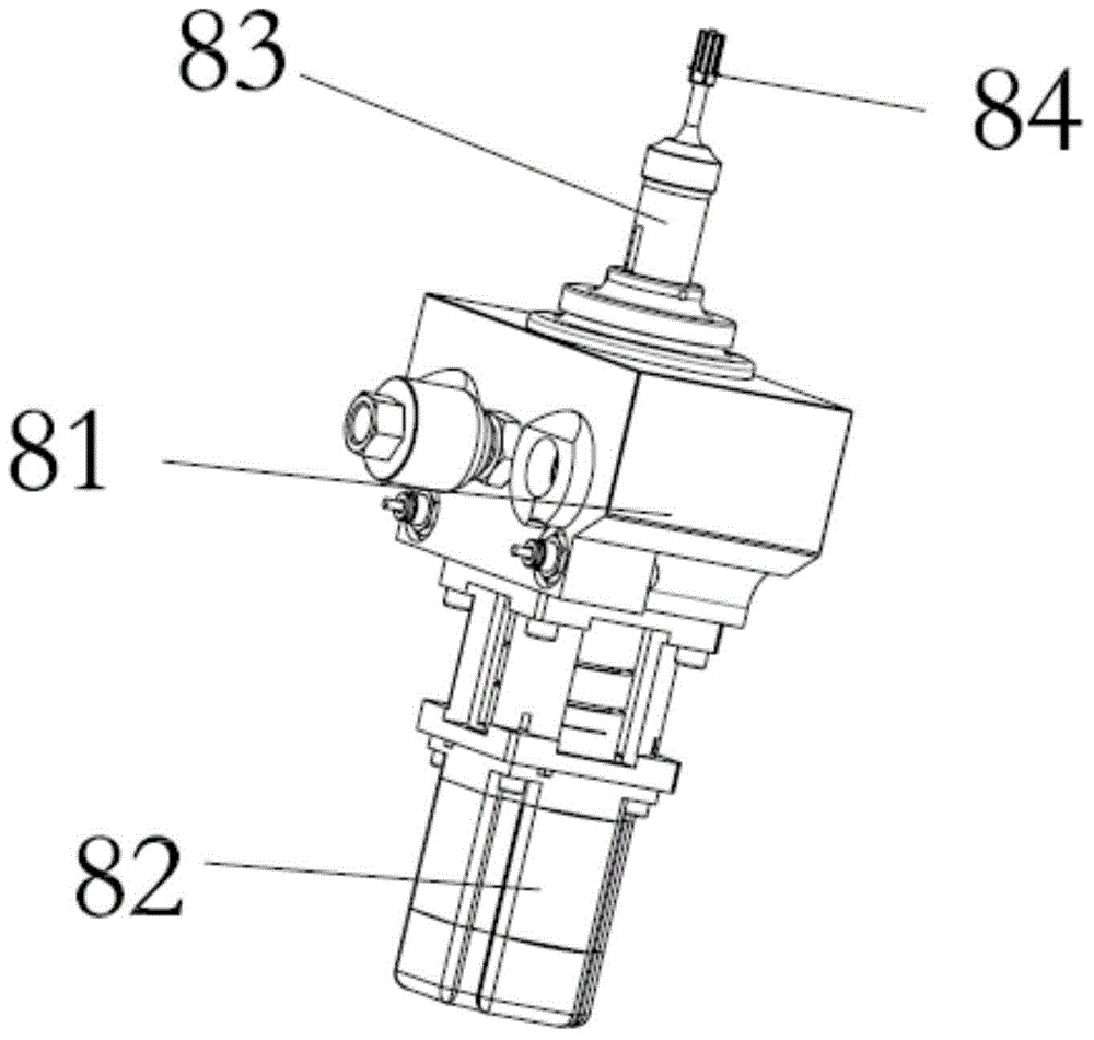 Mini-sized vertical slot milling machine