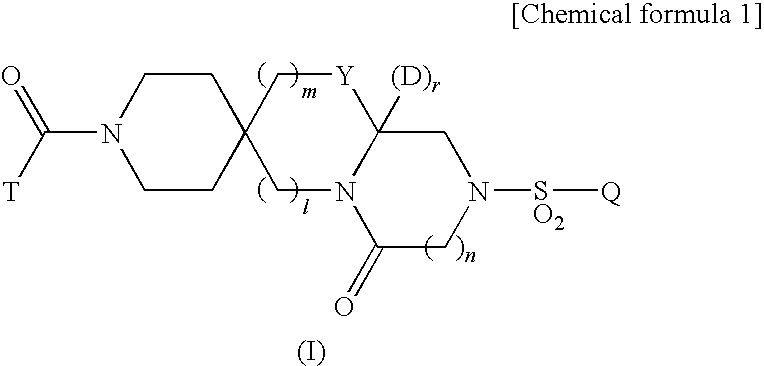 Tricyclic Spiro Compound Comprising Acyl Group Bound to Nitrogen Atom in the Ring