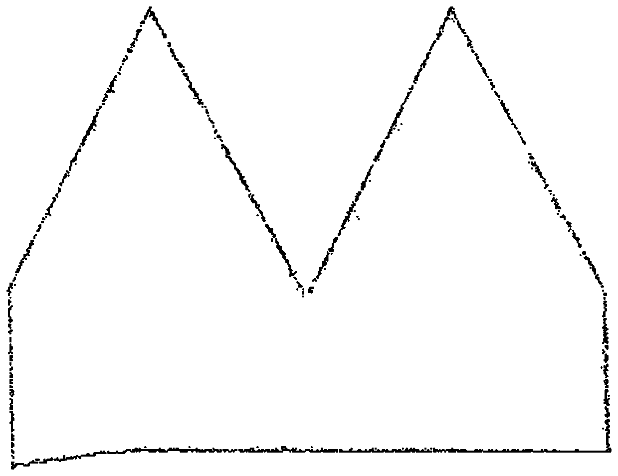 Accurate part machining method based on measured data feature guidance