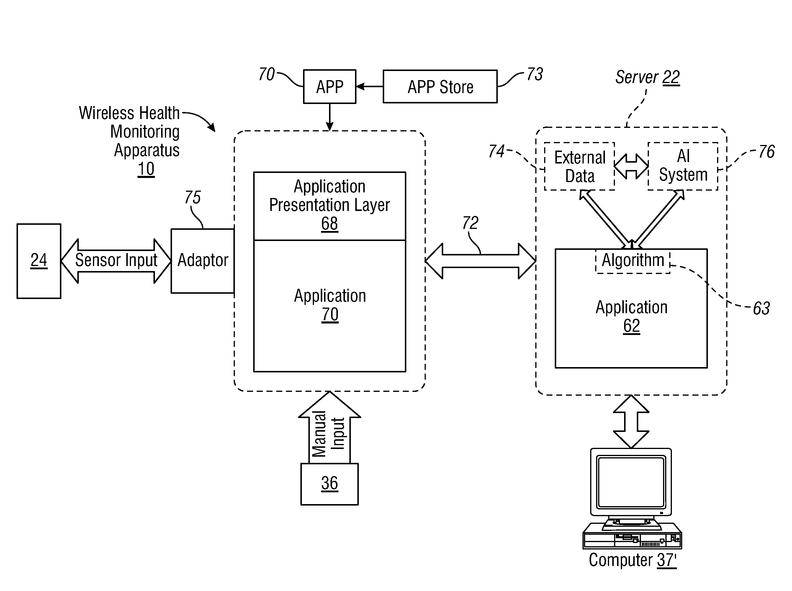 Method and apparatus for monitoring exercise with wireless internet connectivity