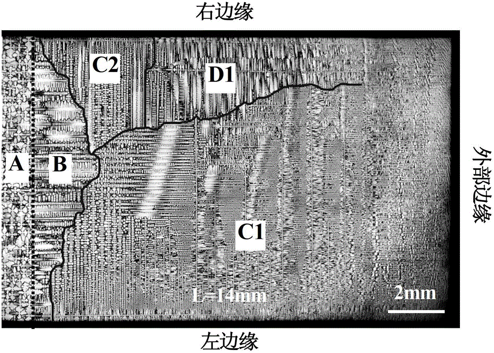 Method for evaluating temperature field distribution in orientated solidification process