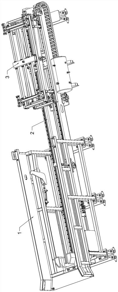 Green tire vehicle transplanting device