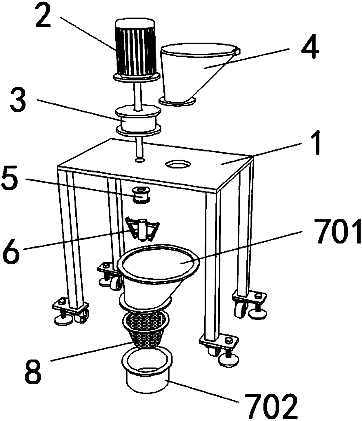 Particle shaping and regenerating machine