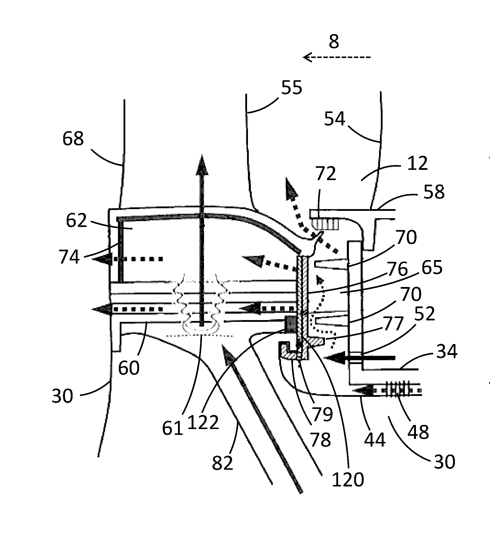 Gas turbine cooling systems and methods