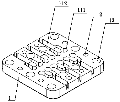 Radiation-resistant multi-contact electrical connection insulation structure and target body plugin system
