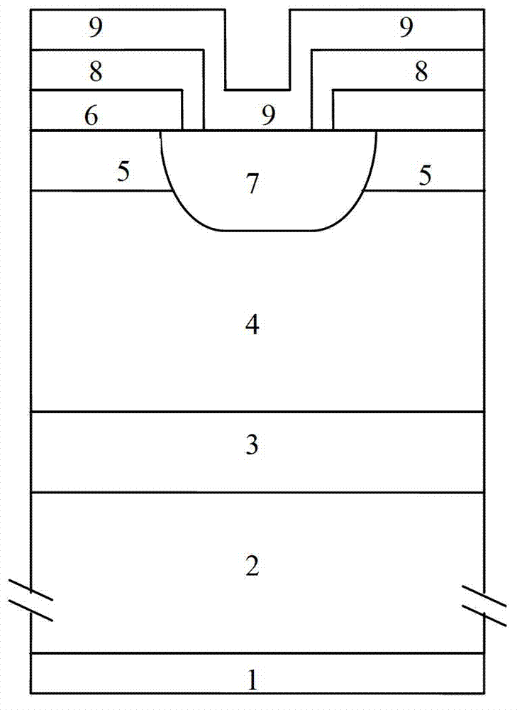 Gallium, arsenic and phosphorus/gallium phosphide yellow light narrow-band detector and manufacturing method thereof