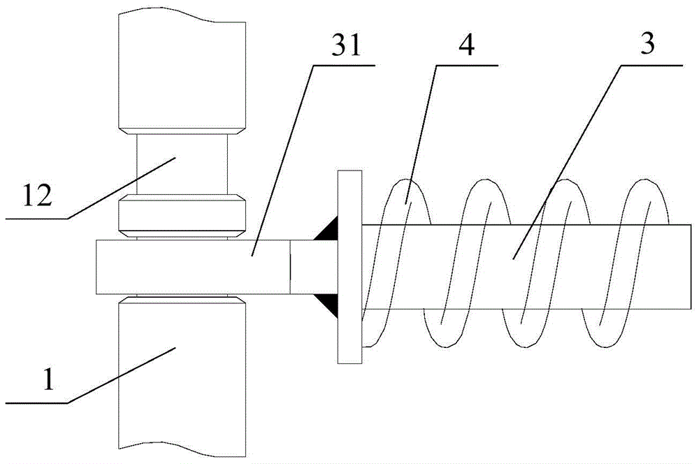 Mechanical emergency shut-off valve