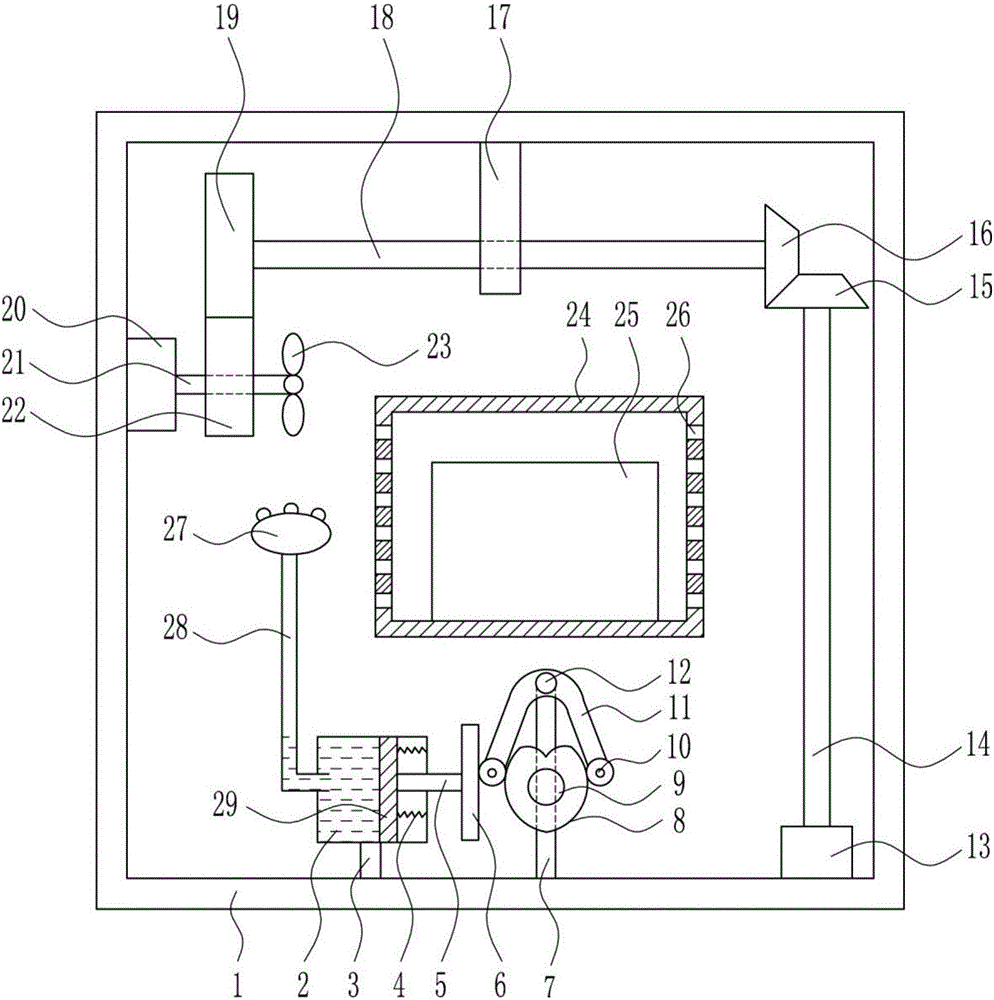 Quick air-cooled heat radiation type controller
