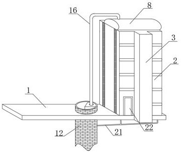 New energy high-temperature-resistant cooling system for energy storage battery cabinet