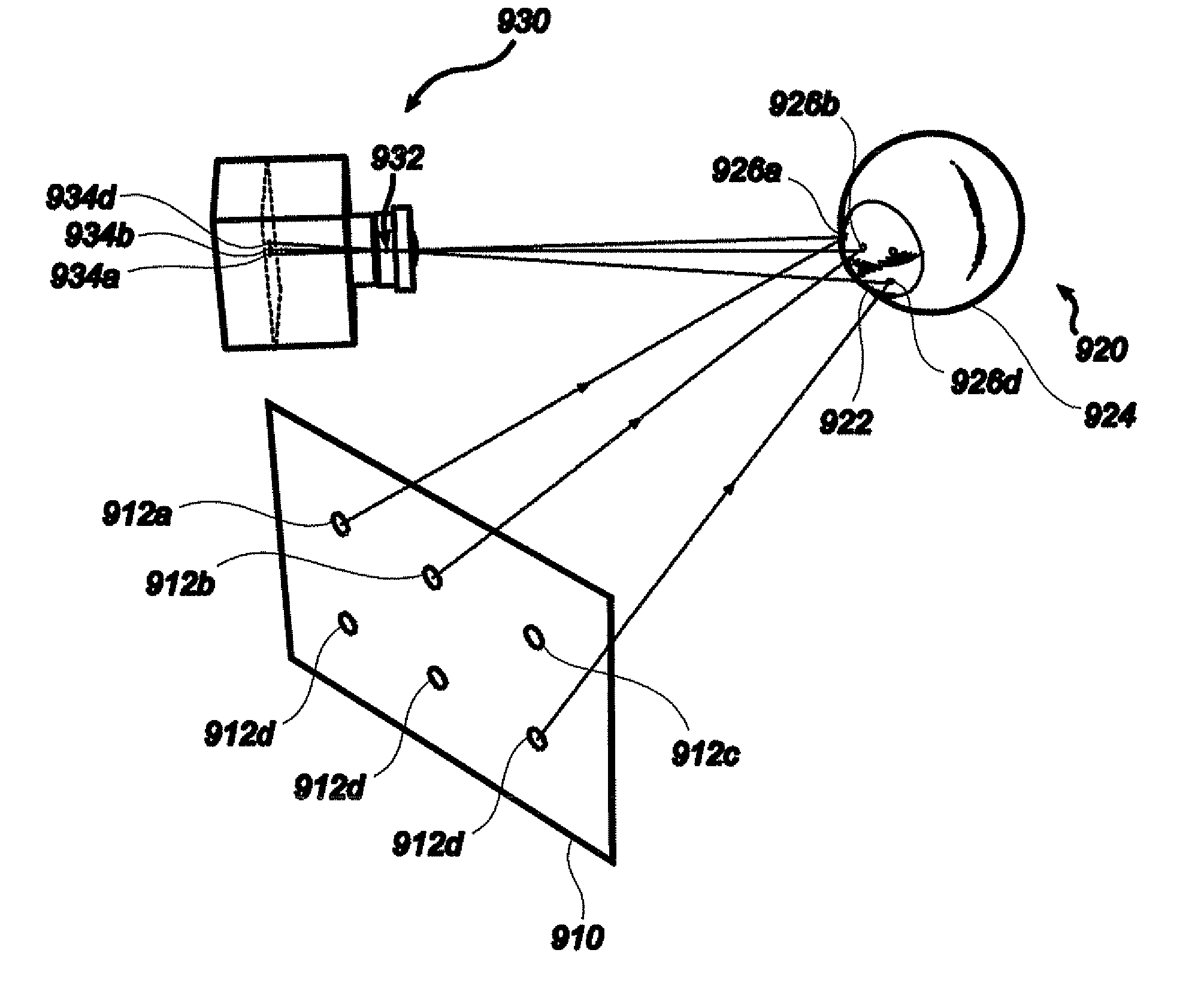 Adaptive camera and illuminator eyetracker