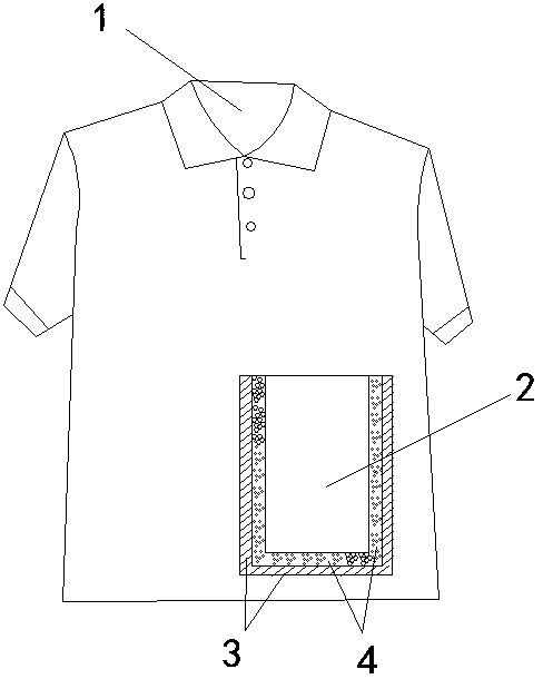 Clothing with function of refrigerator