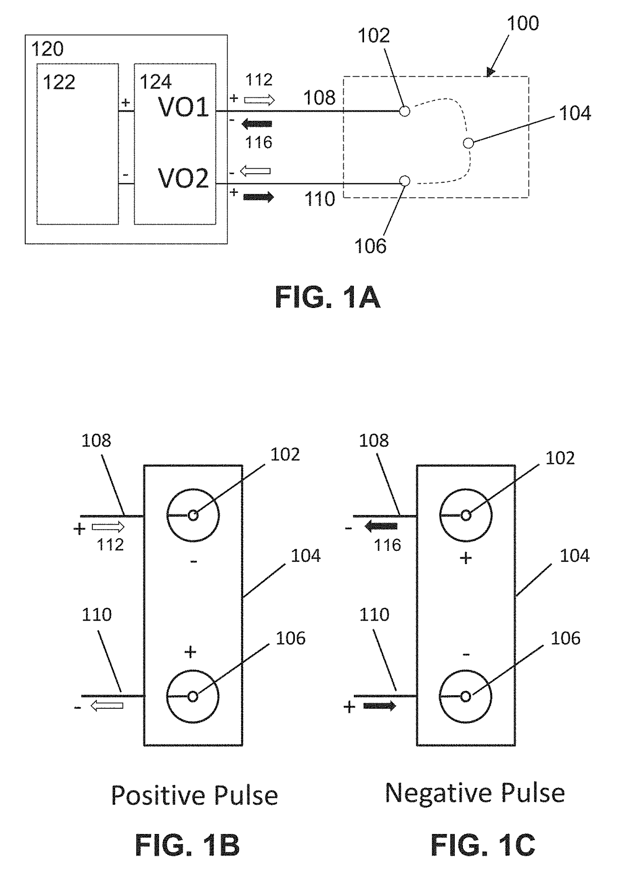 Shock wave device with polarity switching