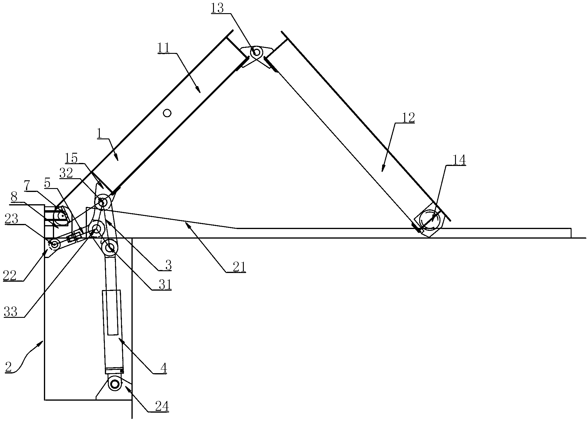 Hatch cover opening device