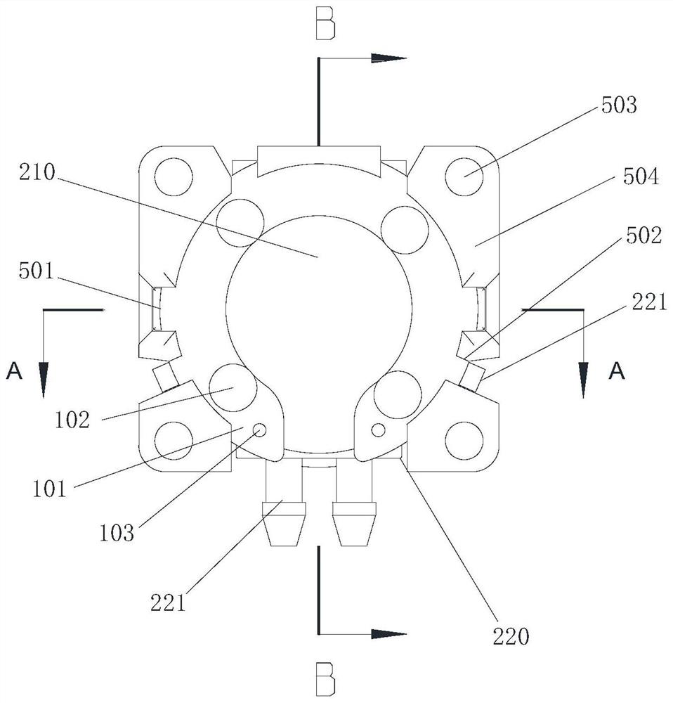 A foot for household appliances and household appliances