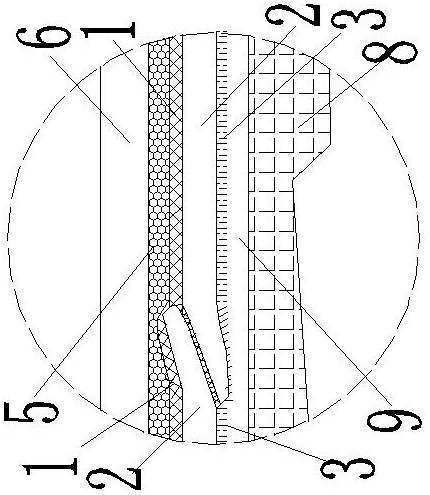 Anti-aging waterproof structure convenient for construction